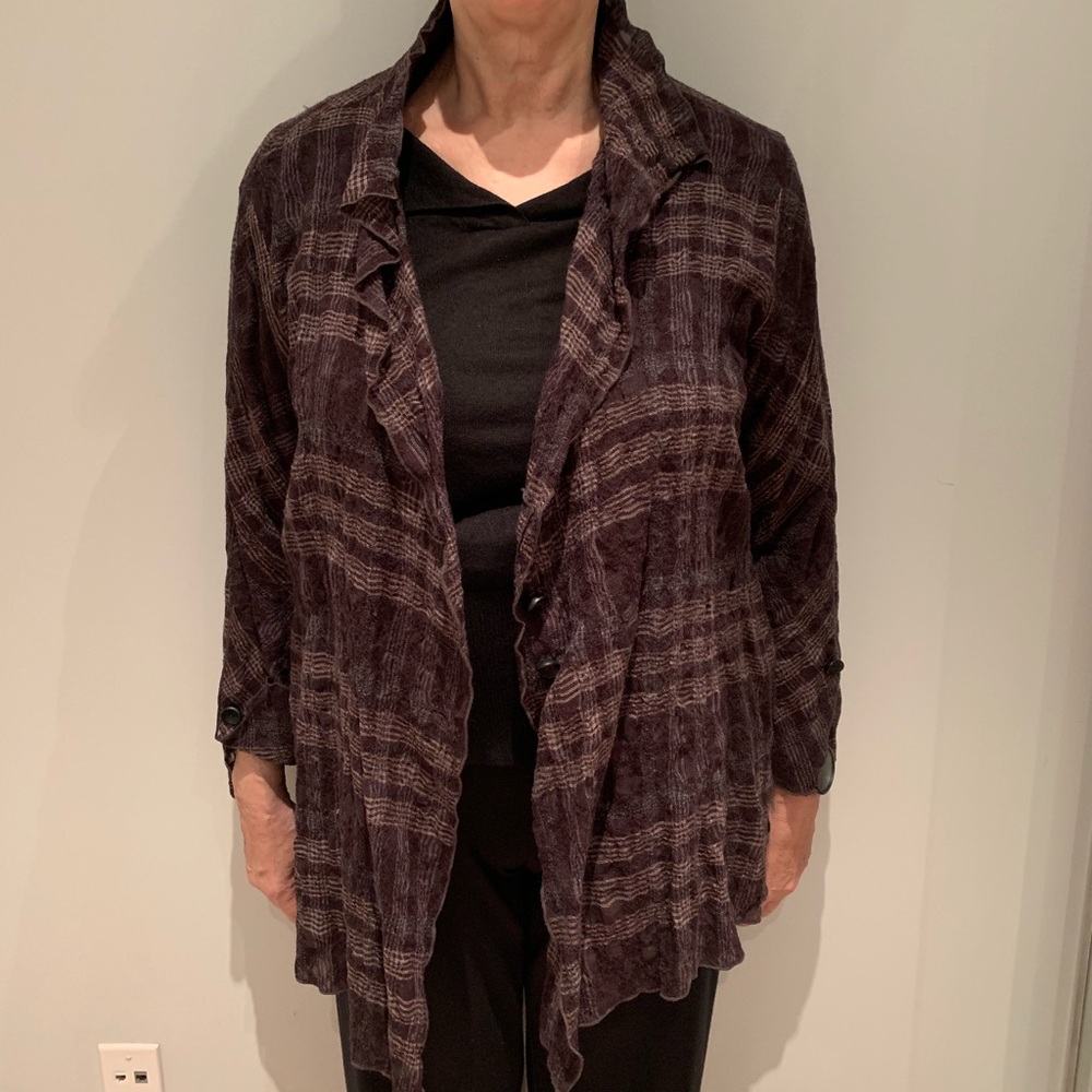 Susans plaid wool jacket